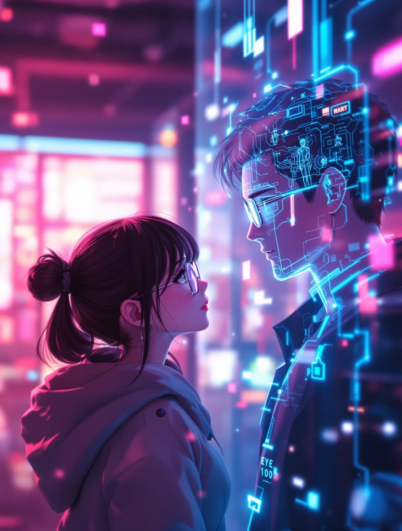 红果在线观看免费短剧《我的男友是AI》封面图 - 校园初恋