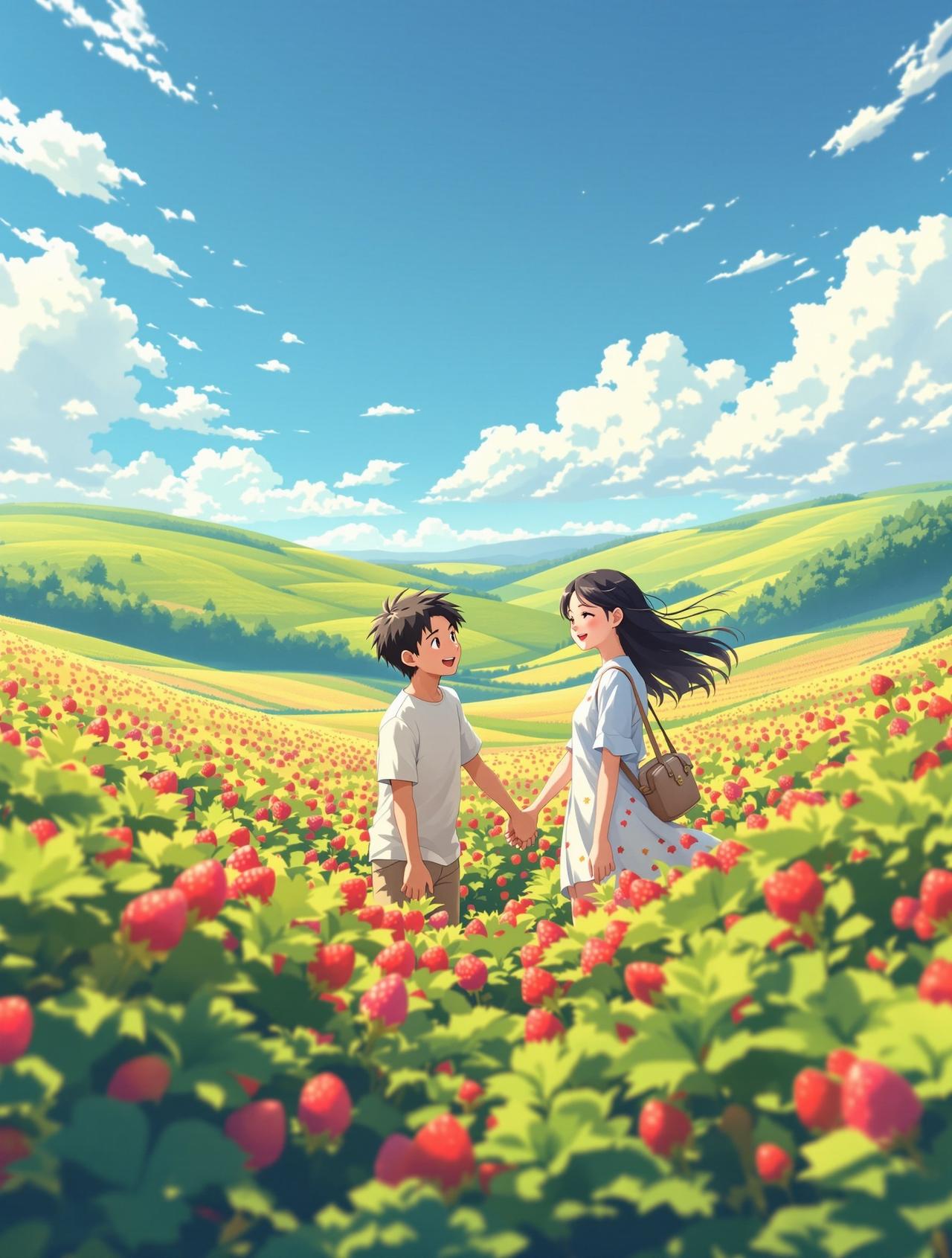 红果在线观看免费短剧《草莓味的夏天》封面图 - 校园初恋